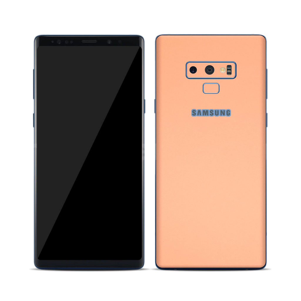 Samsung Galaxy Note 9 Textured Matt Peach Skins