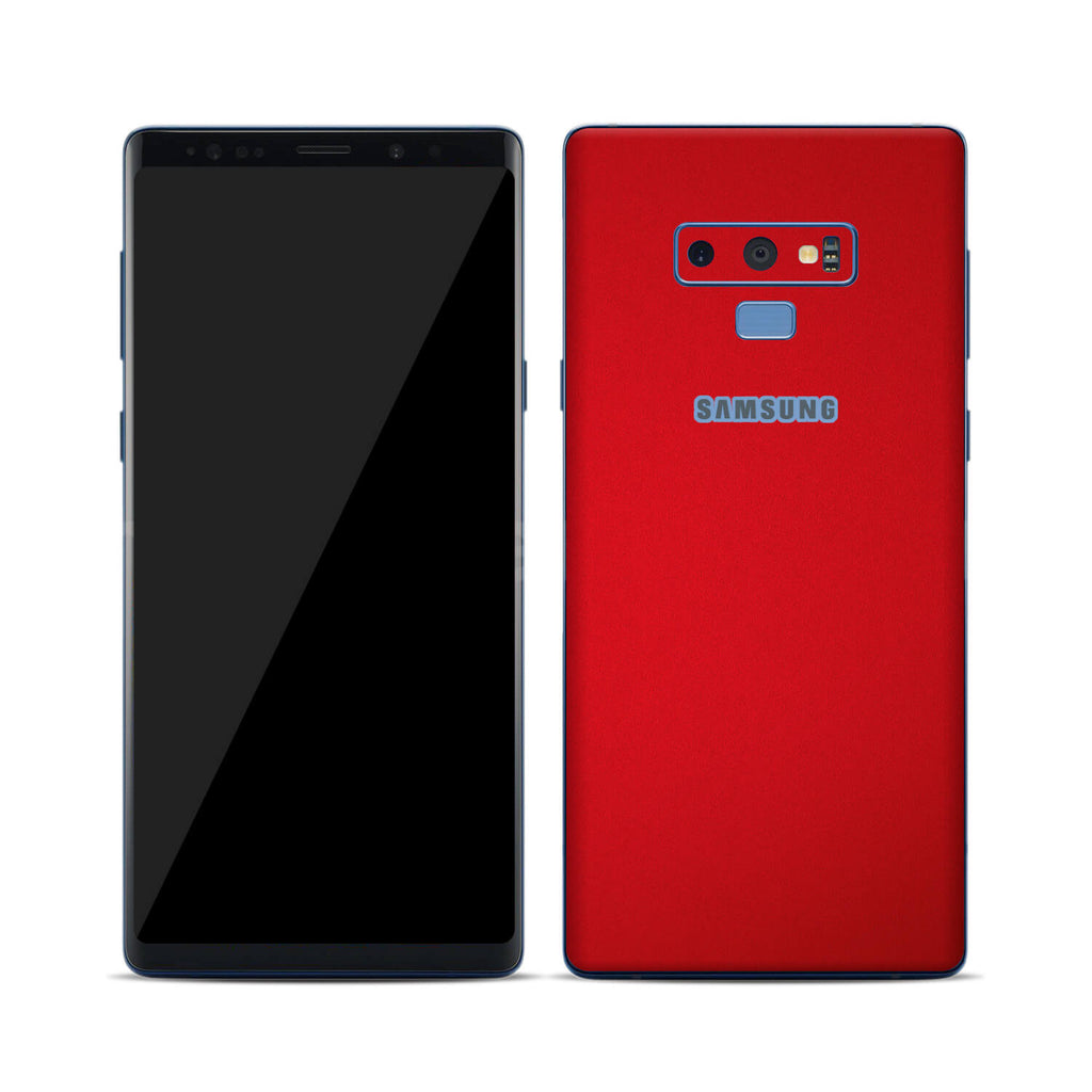 Samsung Galaxy Note 9 Textured Matt Red Skins