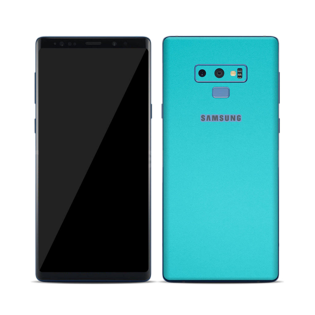 Samsung Galaxy Note 9 Textured Matt Turquoise Skins