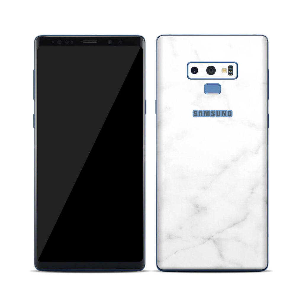 Samsung Galaxy Note 9 White Marble Skins