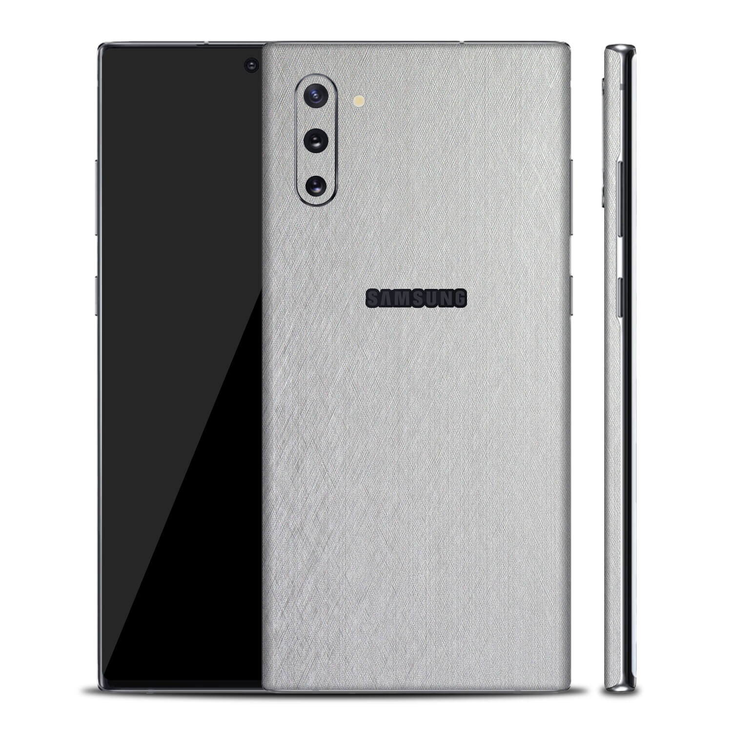 Samsung Galaxy Note 10 Brushed Aluminium Skins