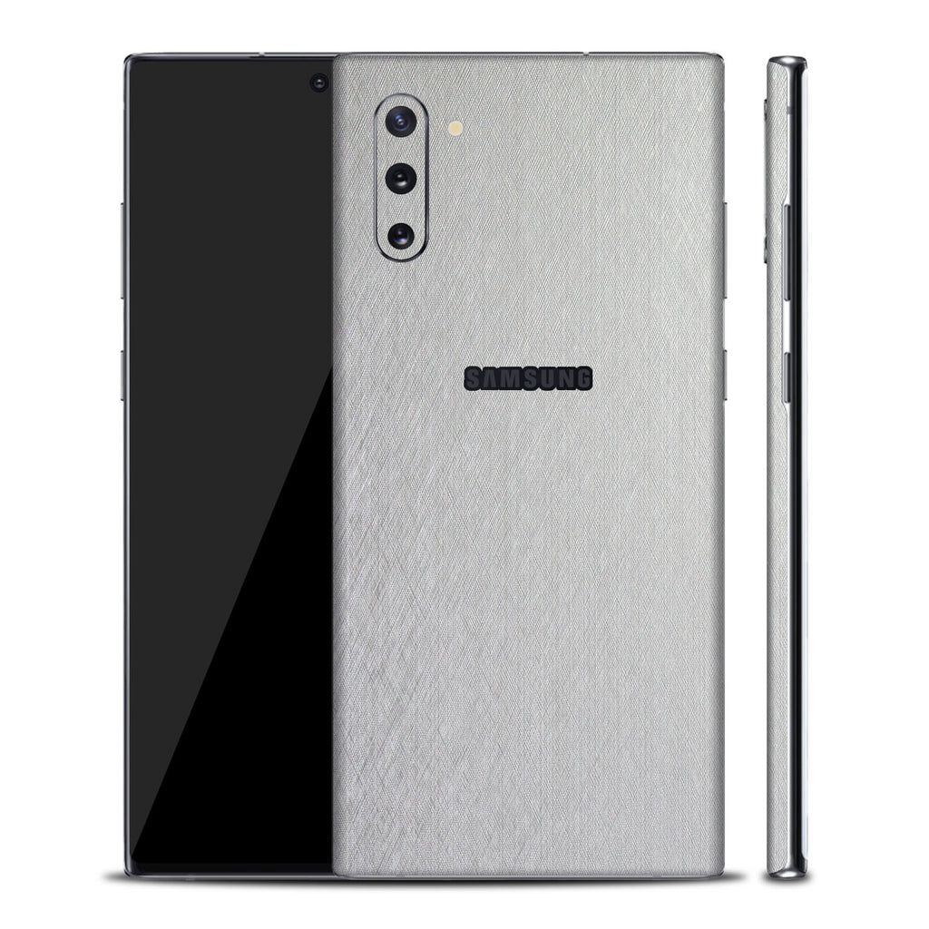 Samsung Galaxy Note 10 Brushed Aluminium Skins