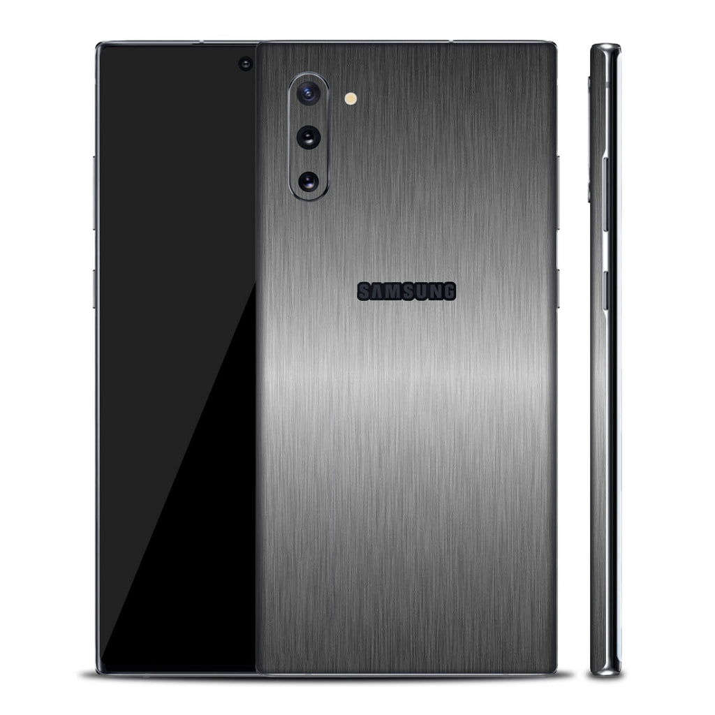 Samsung Galaxy Note 10 Brushed Titanium Skins