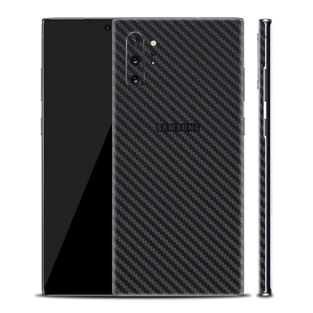 Samsung Galaxy Note 10 Plus 5G Black Carbon Fibre Skins