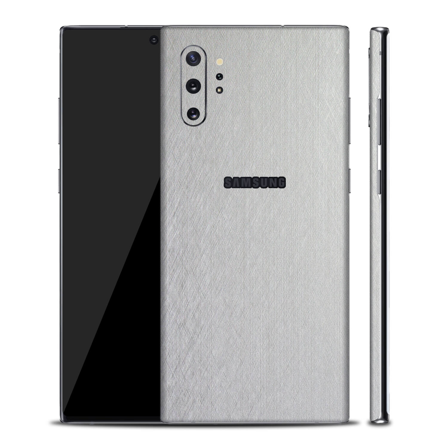 Samsung Galaxy Note 10 Plus Brushed Aluminium Skins