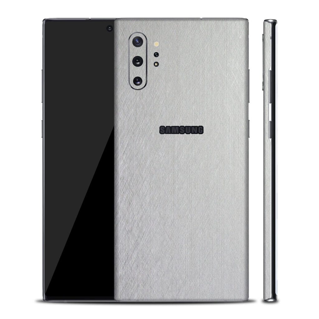 Samsung Galaxy Note 10 Plus Brushed Aluminium Skins