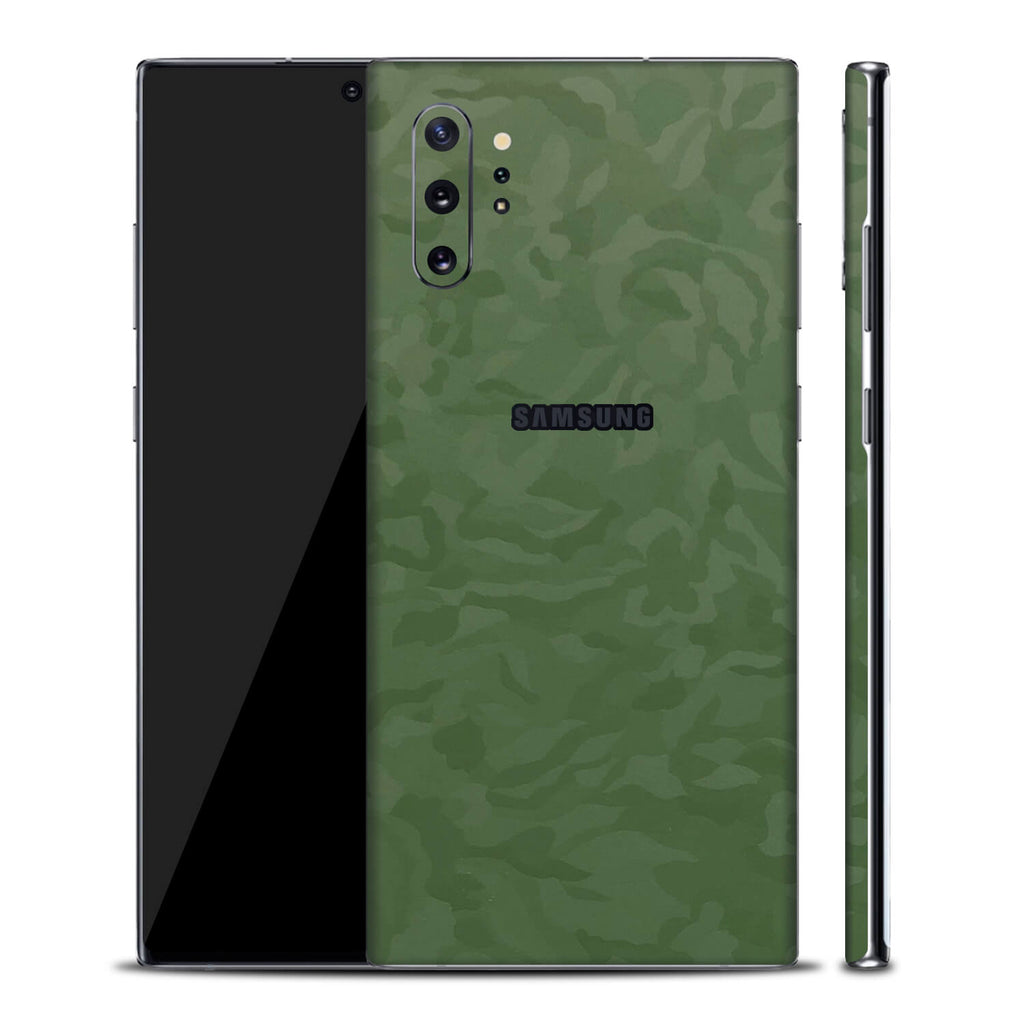 Samsung Galaxy Note 10 Plus Green Camo Skins
