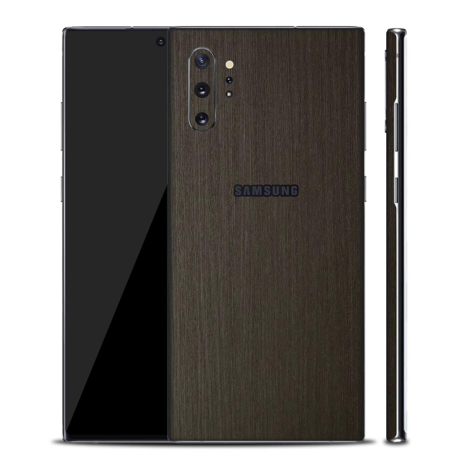Samsung Galaxy Note 10 Plus Silverblack Wood Skins