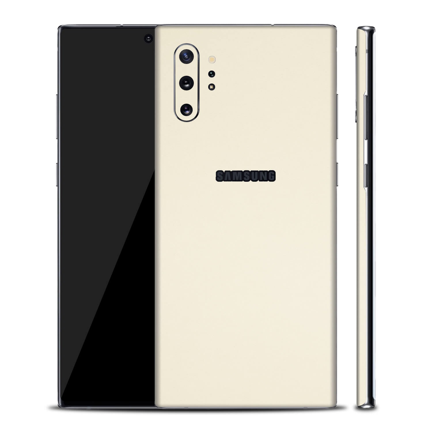 Samsung Galaxy Note 10 Plus Textured Matt Cream Skins