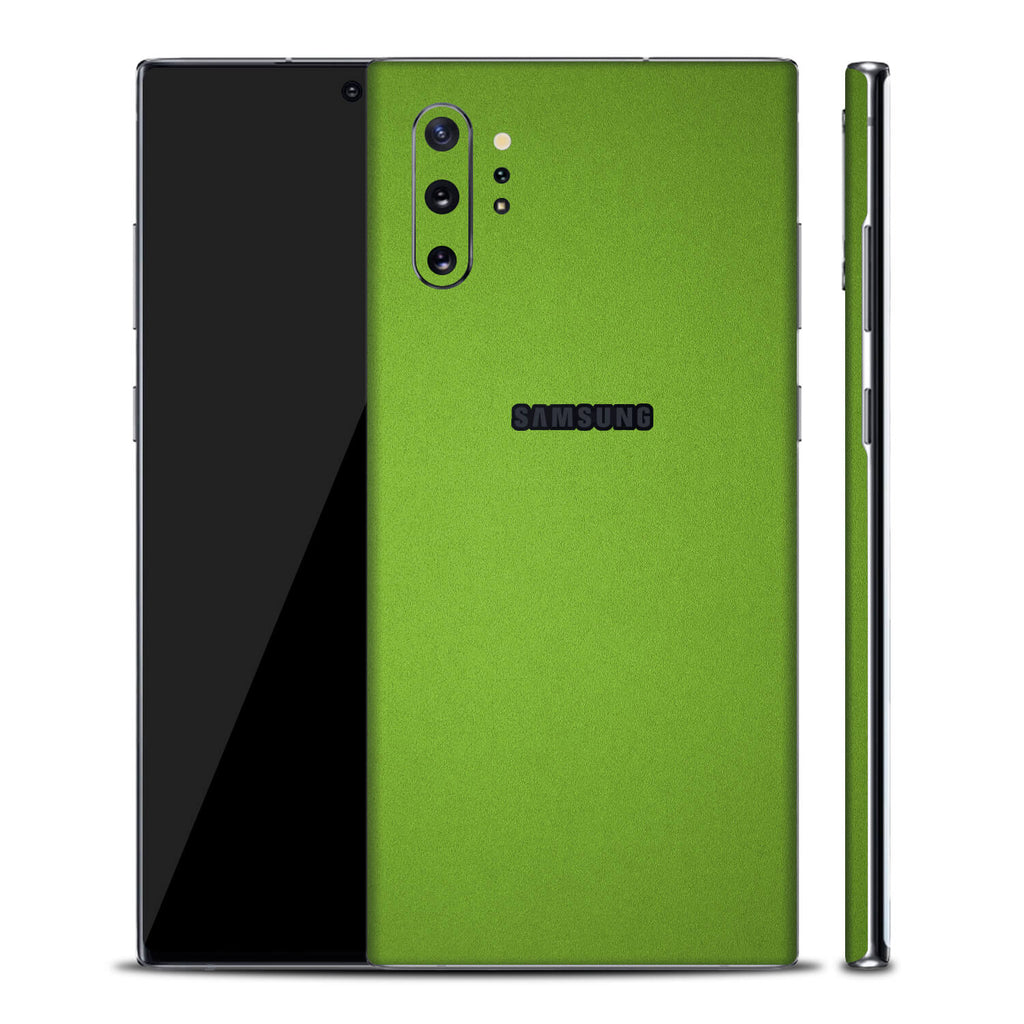 Samsung Galaxy Note 10 Plus 5G Textured Matt Green Skins