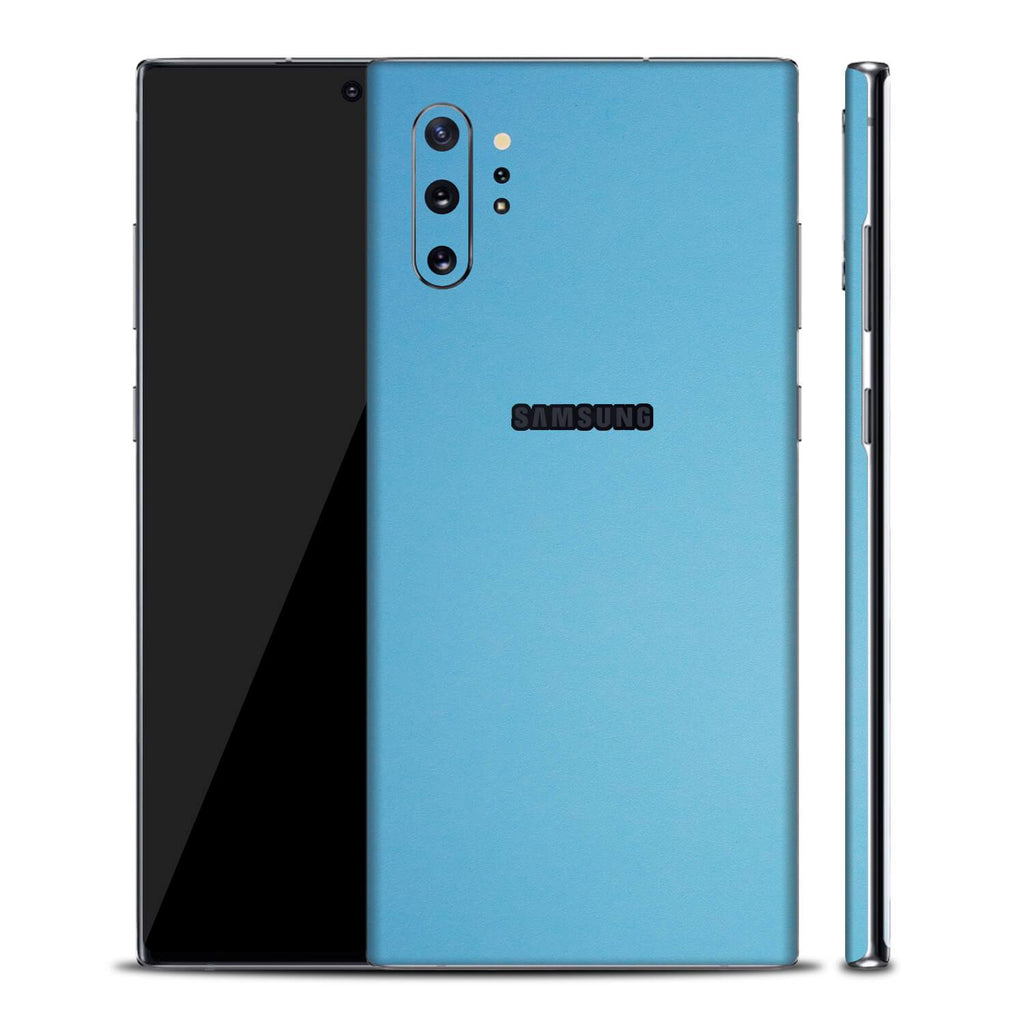 Samsung Galaxy Note 10 Plus 5G Textured Matt Light Blue Skins