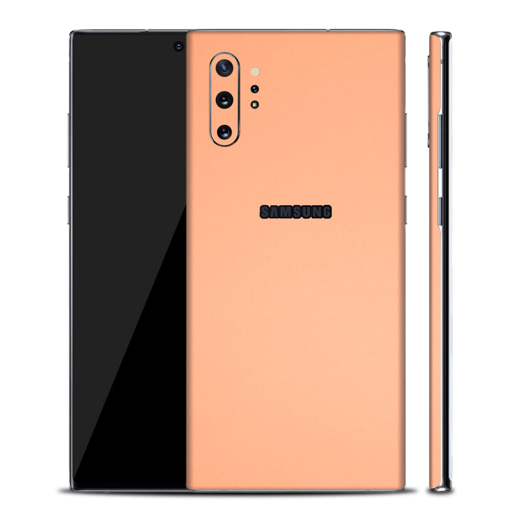Samsung Galaxy Note 10 Plus 5G Textured Matt Peach Skins