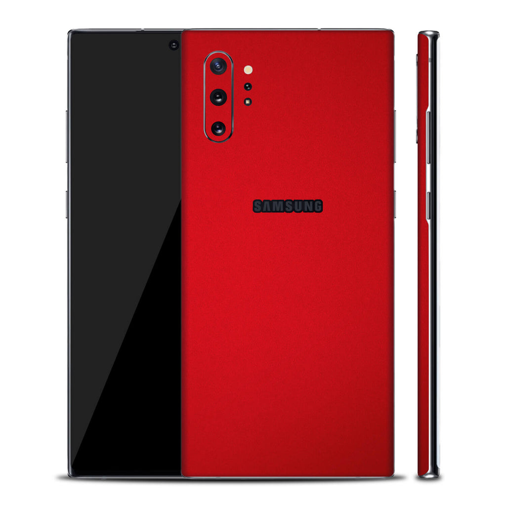 Samsung Galaxy Note 10 Plus 5G Textured Matt Red Skins