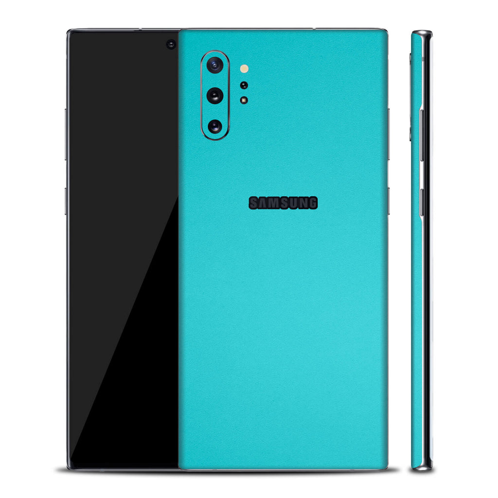 Samsung Galaxy Note 10 Plus 5G Textured Matt Turquoise Skins