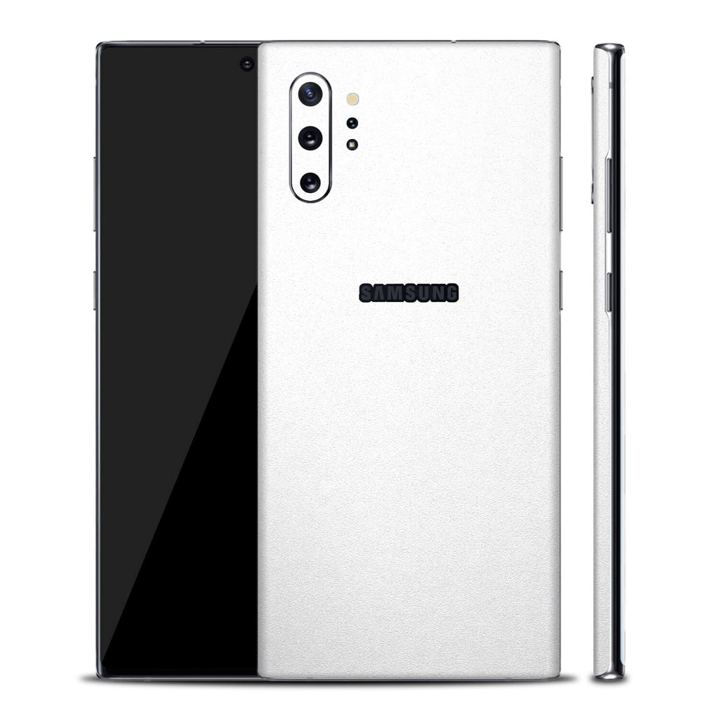 Samsung Galaxy Note 10 Plus 5G Textured Matt White Skins