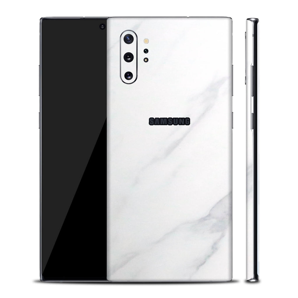 Samsung Galaxy Note 10 Plus White Marble Skins