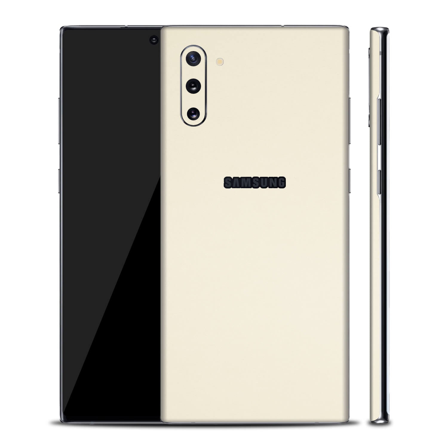 Samsung Galaxy Note 10 Textured Matt Cream Skins