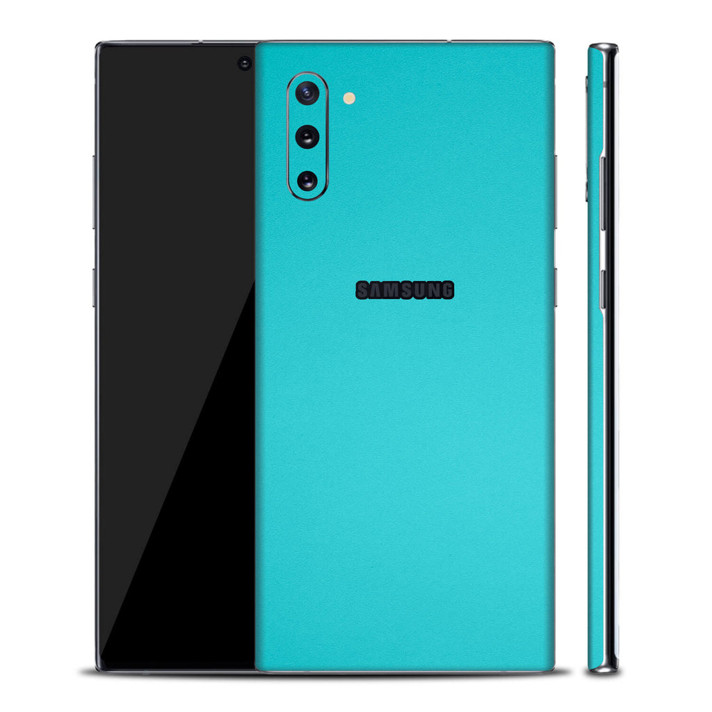 Samsung Galaxy Note 10 Textured Matt Turquoise Skins