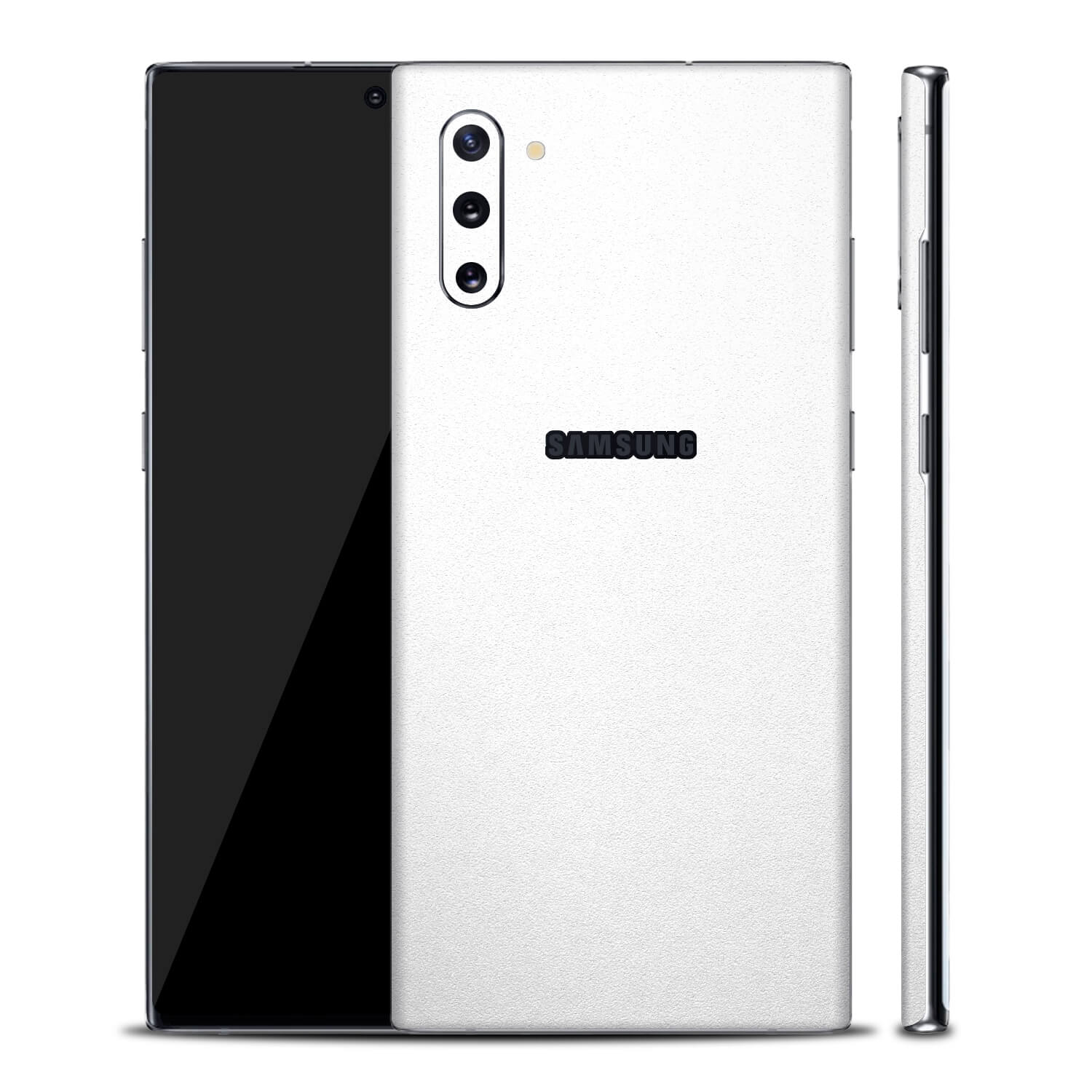 Samsung Galaxy Note 10 Textured Matt White Skins