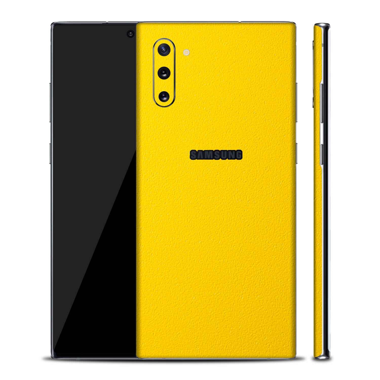 Samsung Galaxy Note 10 Textured Matt Yellow Skins