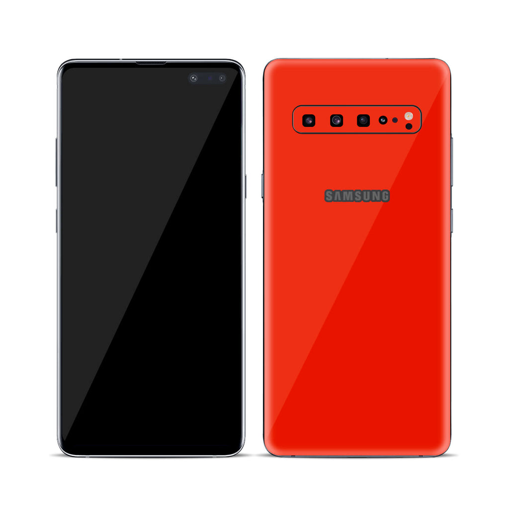 Samsung Galaxy S10 5G Dragon Red Gloss Skins