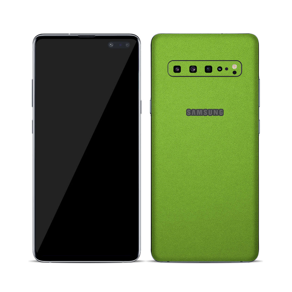 Samsung Galaxy S10 5G Textured Matt Green Skins