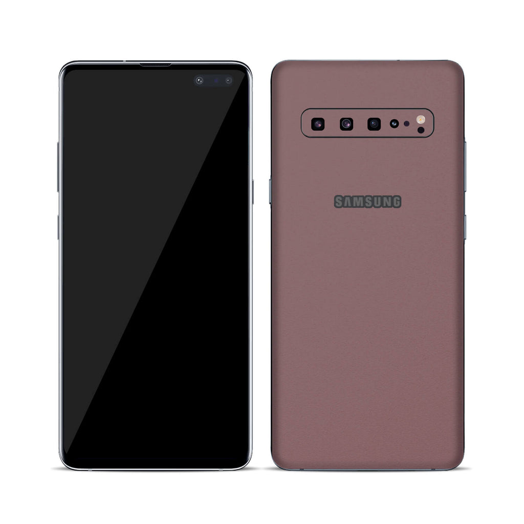 Samsung Galaxy S10 5G Textured Matt Mulberry Skins