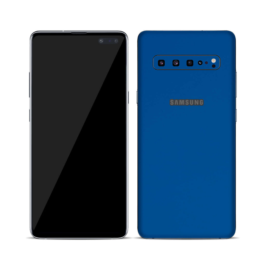Samsung Galaxy S10 5G Textured Matt Royal Blue Skins