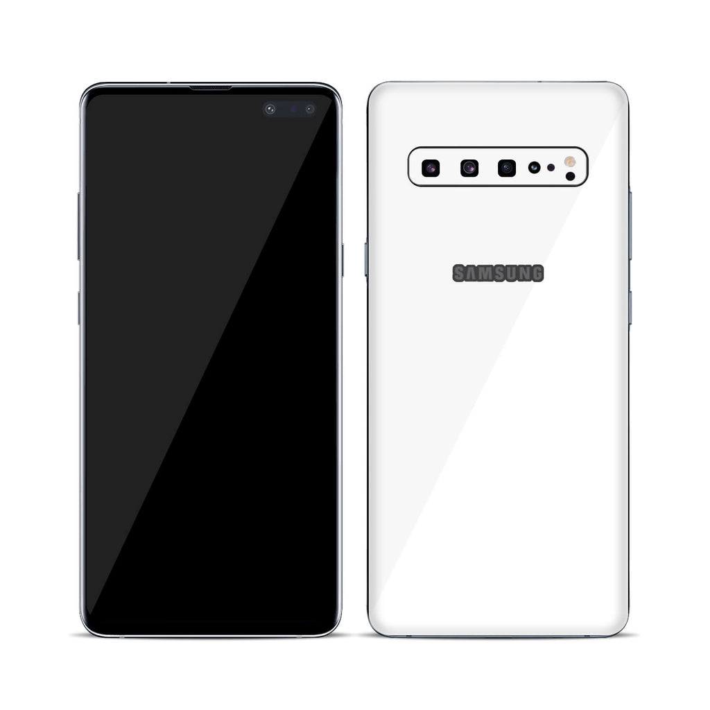Samsung Galaxy S10 5G White Gloss Skins