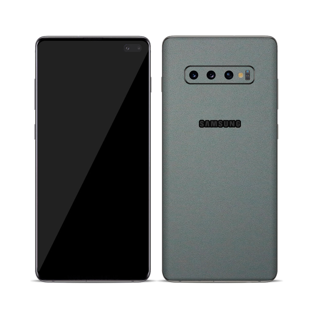 Samsung Galaxy S10 Plus Textured Matt Grey Skins