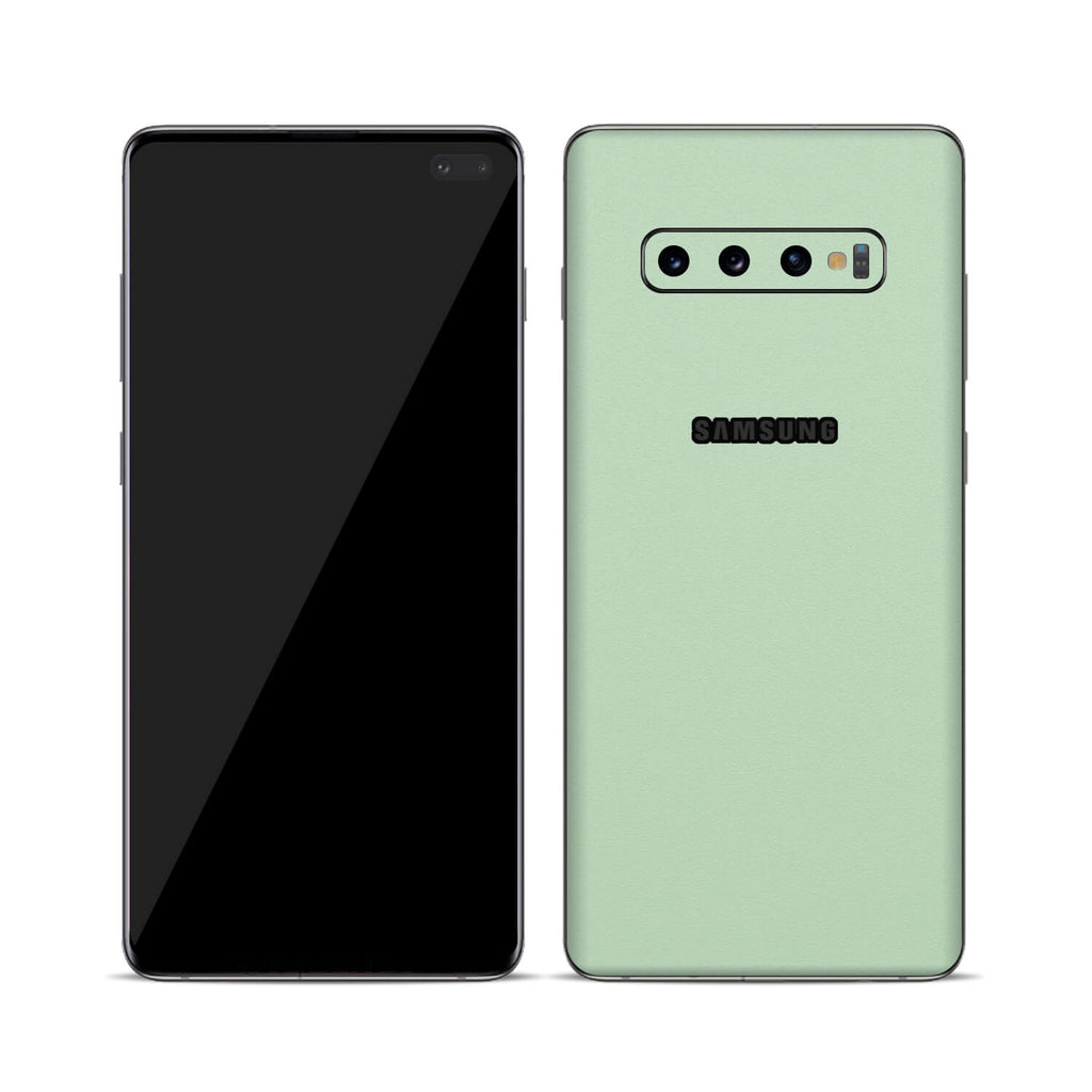 Samsung Galaxy S10 Plus Textured Matt Mint Skins