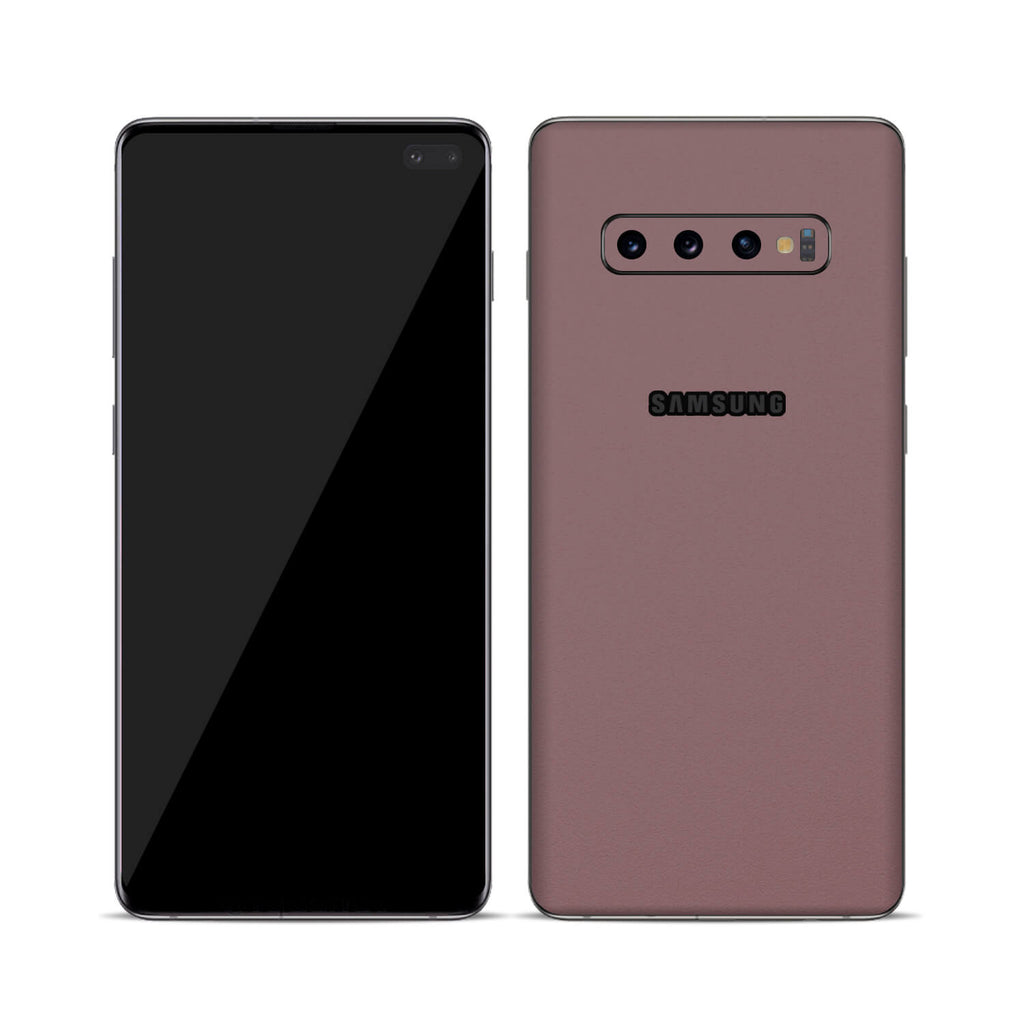 Samsung Galaxy S10 Plus Textured Matt Mulberry Skins