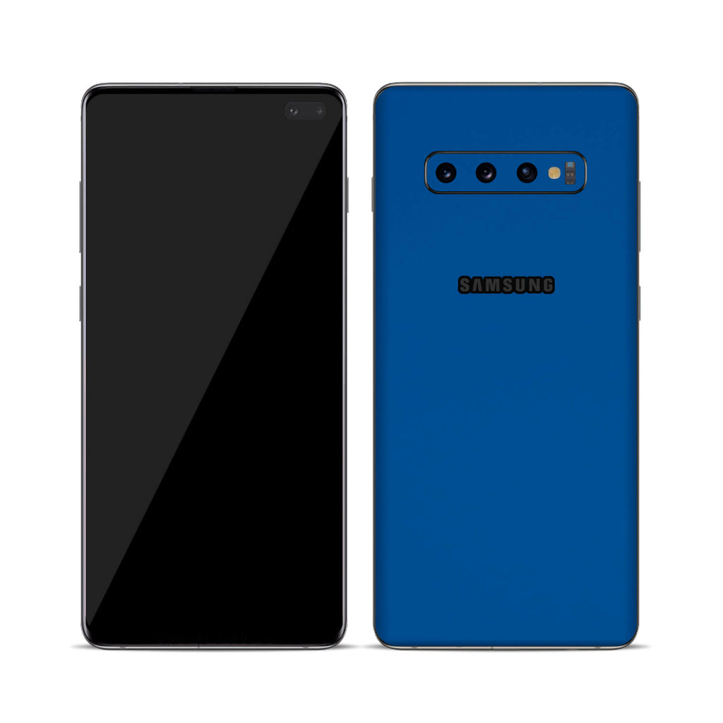 Samsung Galaxy S10 Plus Textured Matt Royal Blue Skins