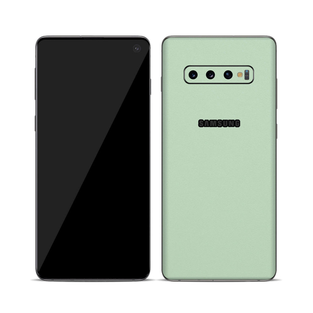 Samsung Galaxy S10 Textured Matt Mint Skins