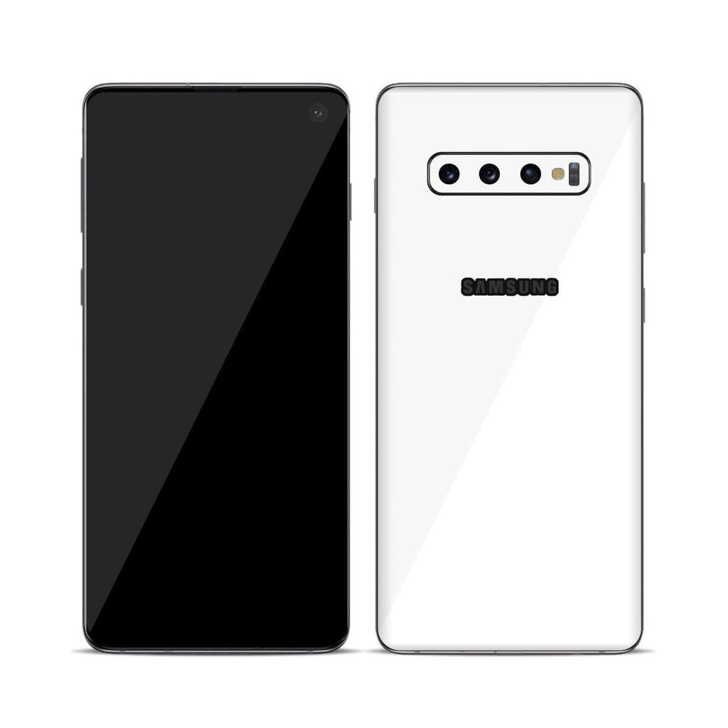 Samsung Galaxy S10 White Gloss Skins