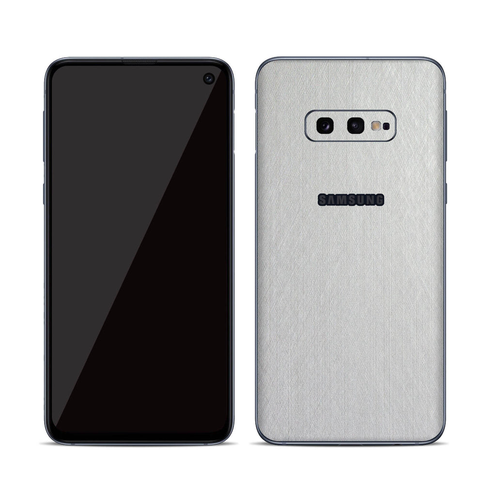 Samsung Galaxy S10e Brushed Aluminium Skins