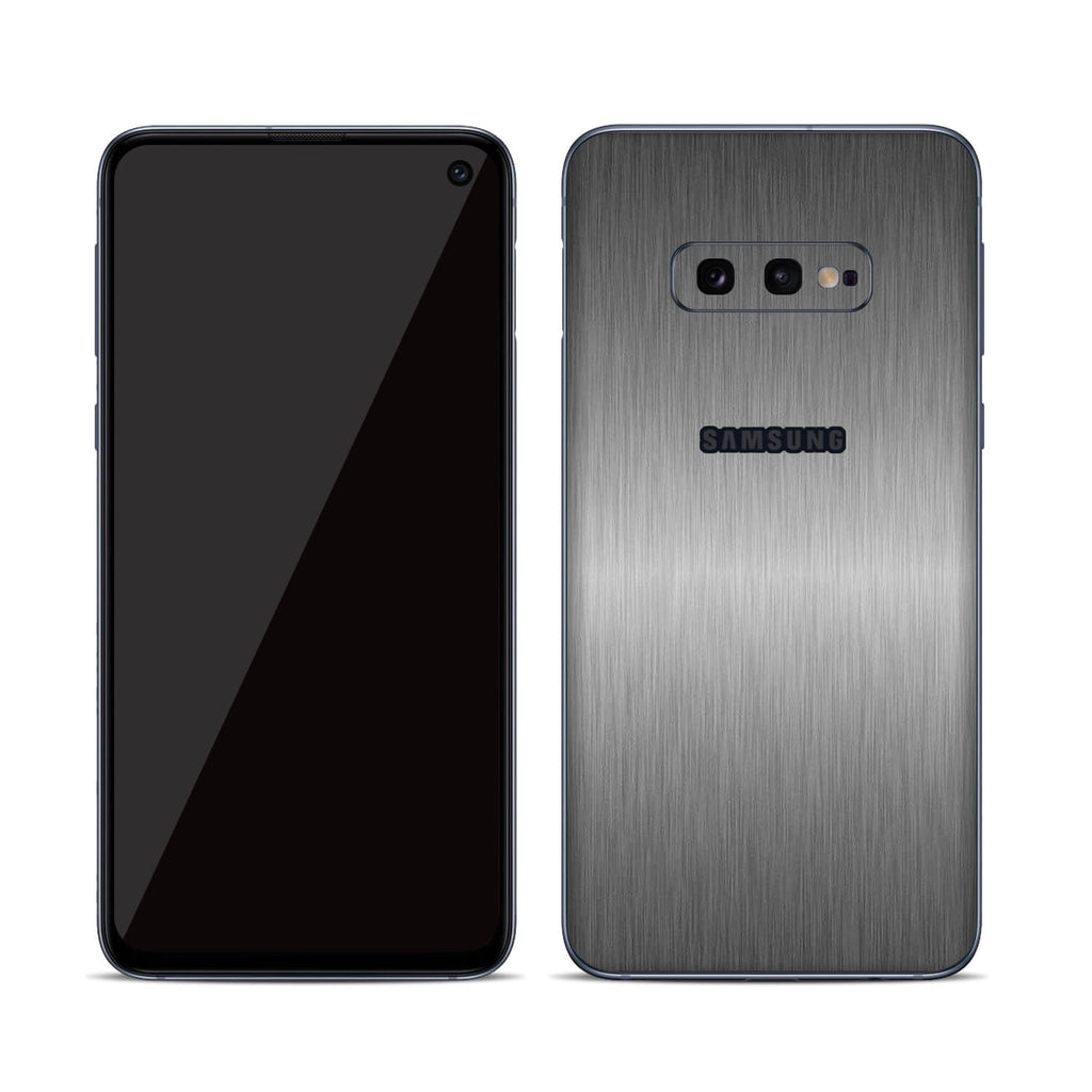 Samsung Galaxy S10e Brushed Titanium Skins