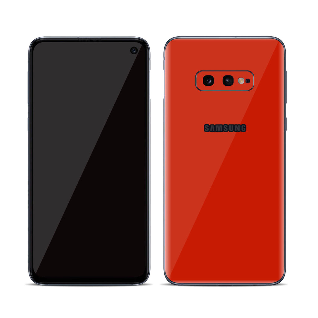 Samsung Galaxy S10e Dragon Red Gloss Skins