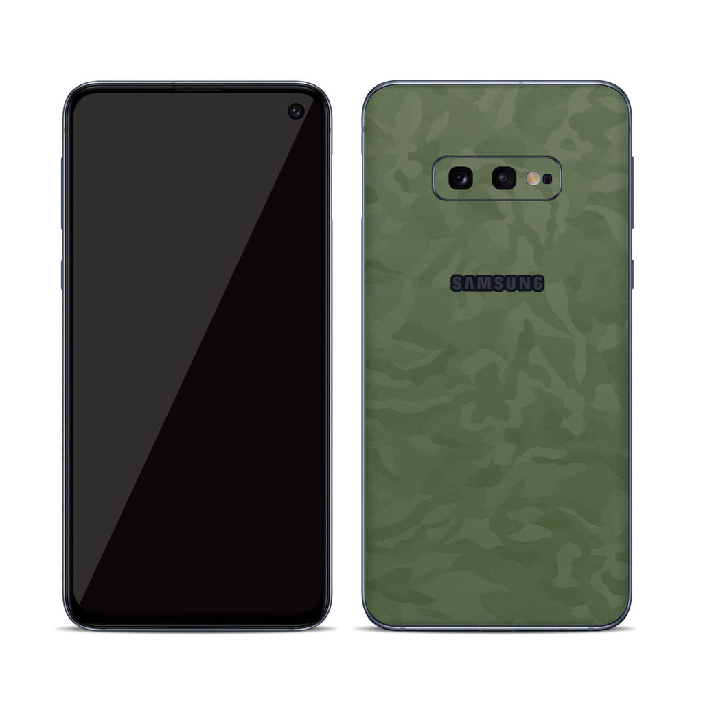 Samsung Galaxy S10e Green Camo Skins