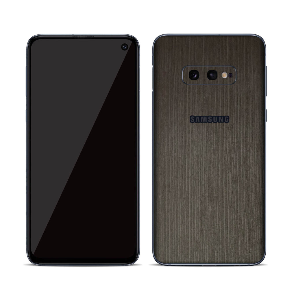 Samsung Galaxy S10e Silverblack Wood Skins