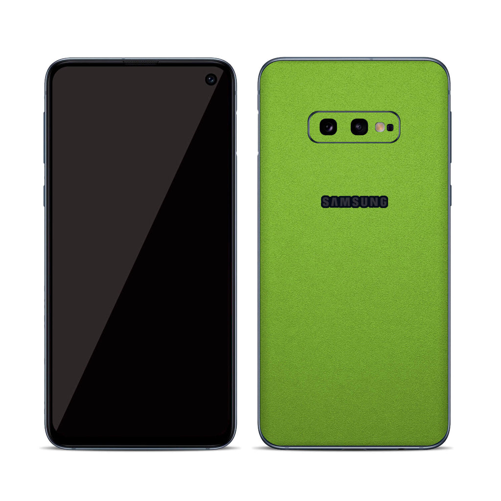 Samsung Galaxy S10e Textured Matt Green Skins