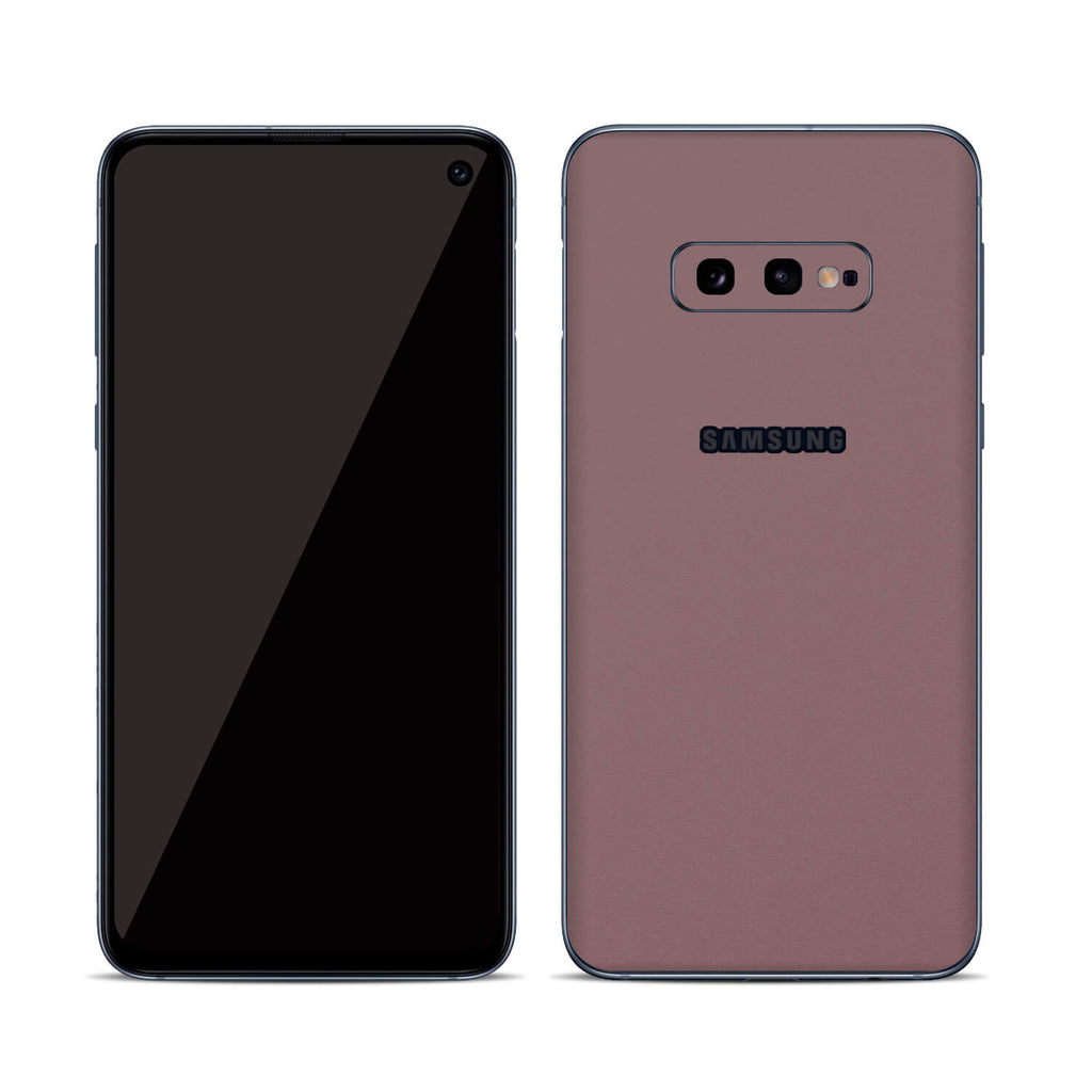 Samsung Galaxy S10e Textured Matt Mulberry Skins
