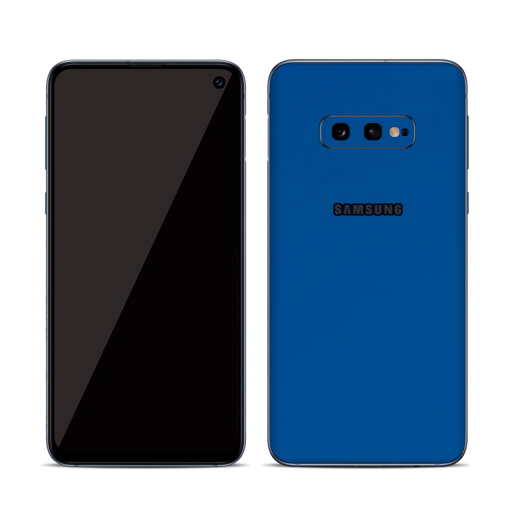 Samsung Galaxy S10e Textured Matt Royal Blue Skins