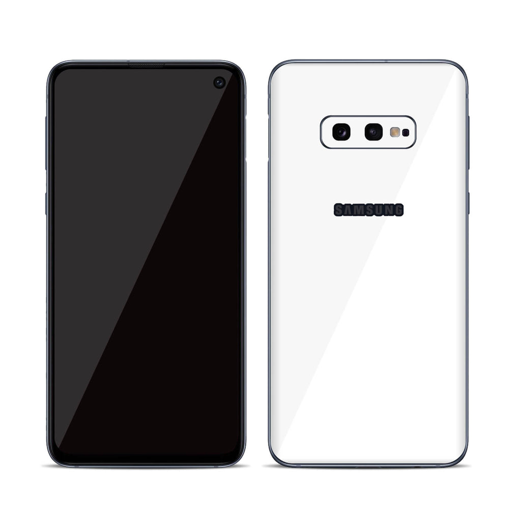 Samsung Galaxy S10e White Gloss Skins