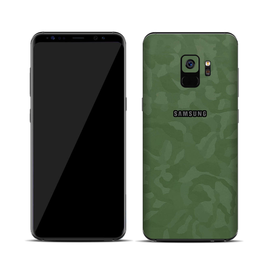 Samsung Galaxy S9 Green Camo Skins
