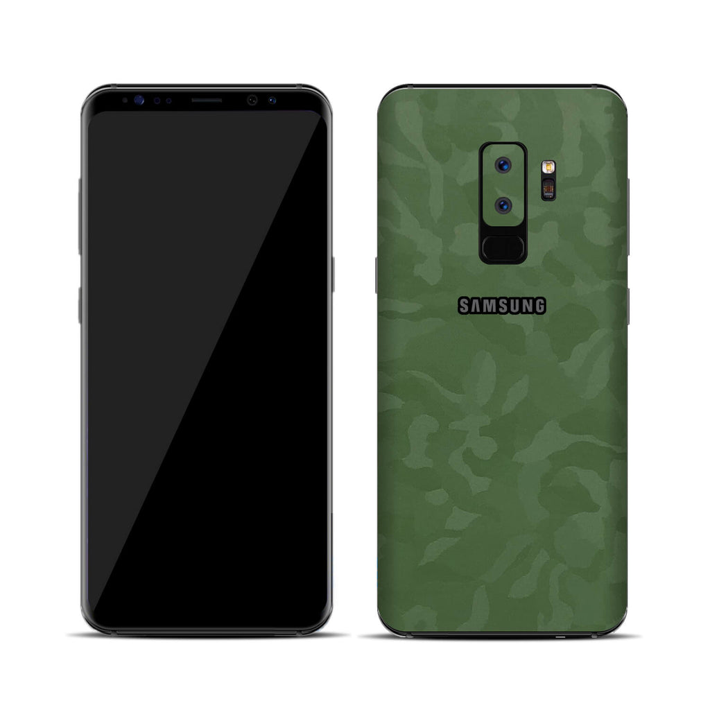 Samsung Galaxy S9 Plus Green Camo Skins