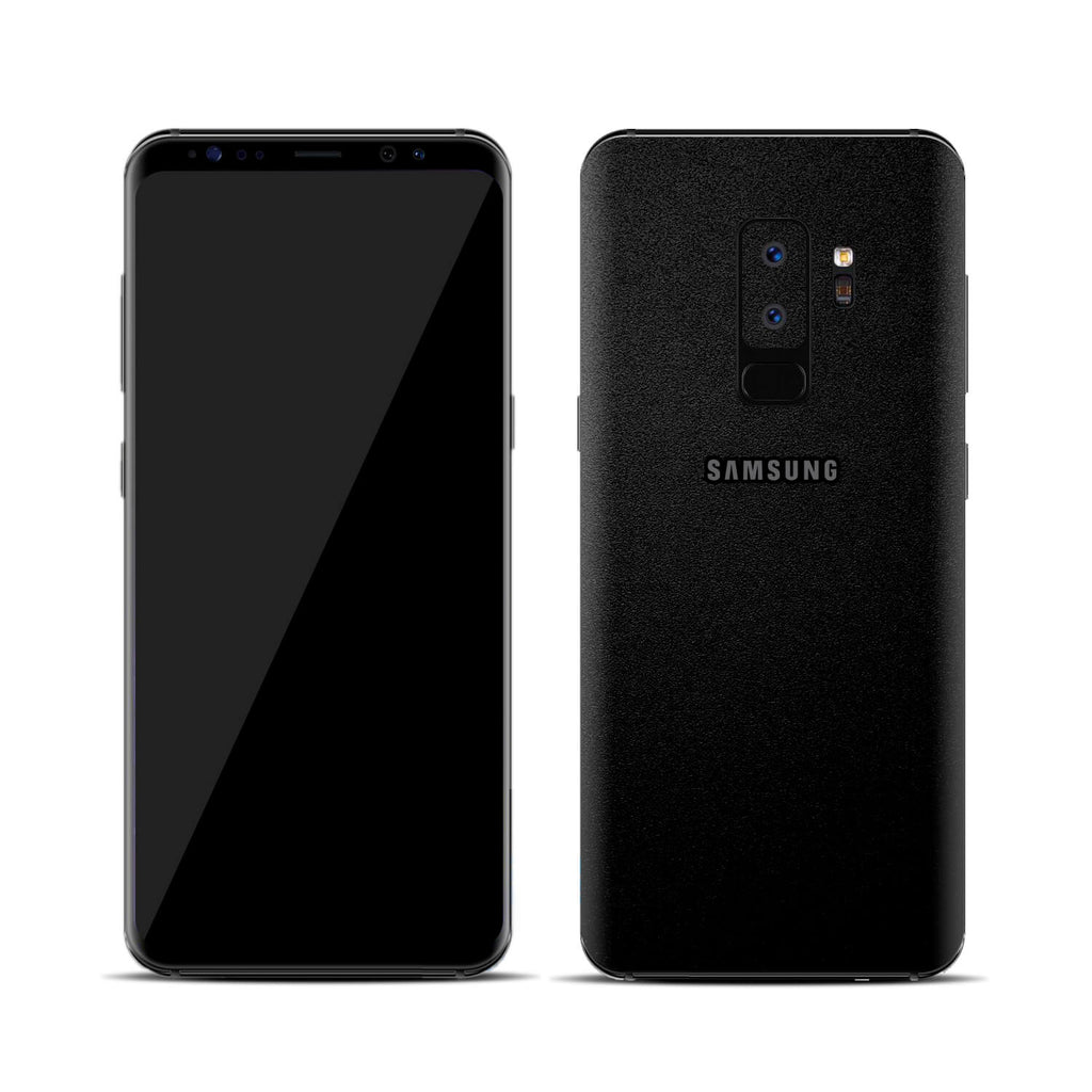 Samsung Galaxy S9 Plus Textured Matt Black Skins
