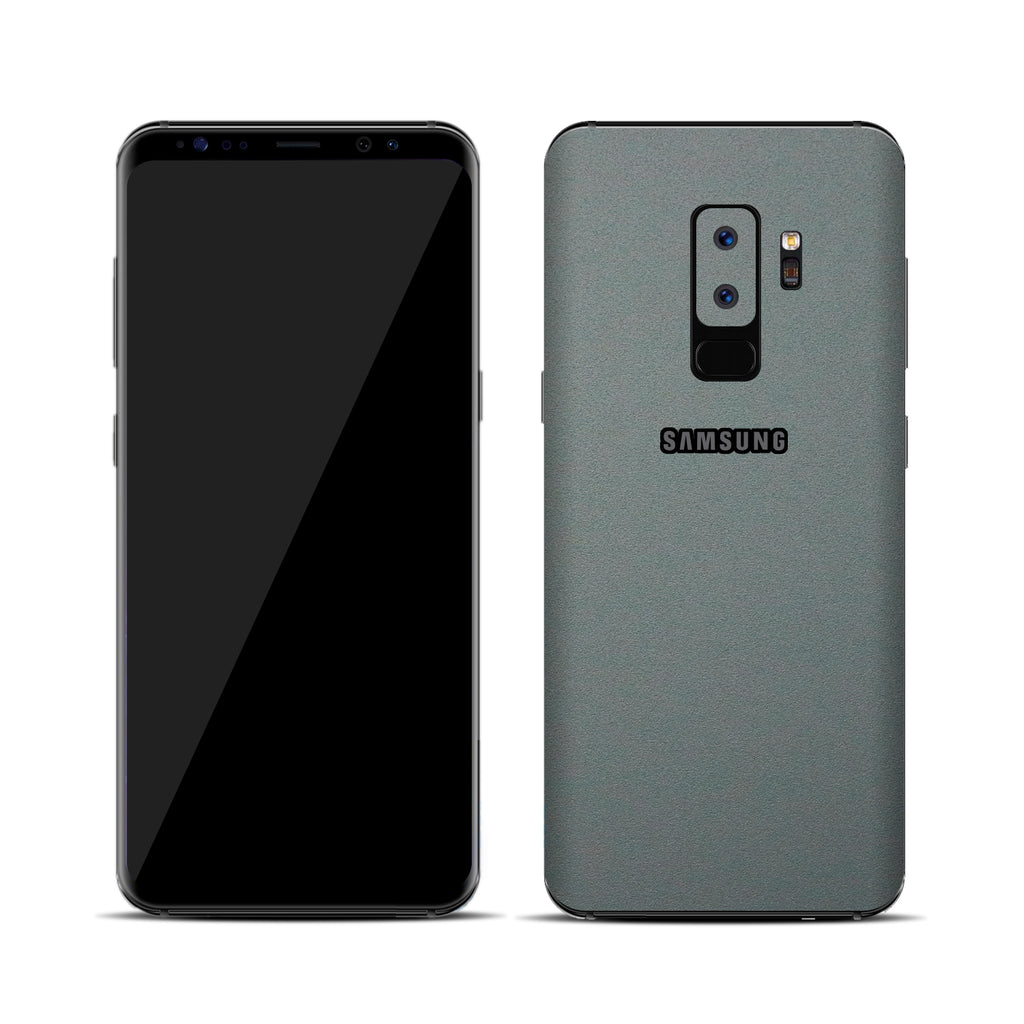 Samsung Galaxy S9 Plus Textured Matt Grey Skins