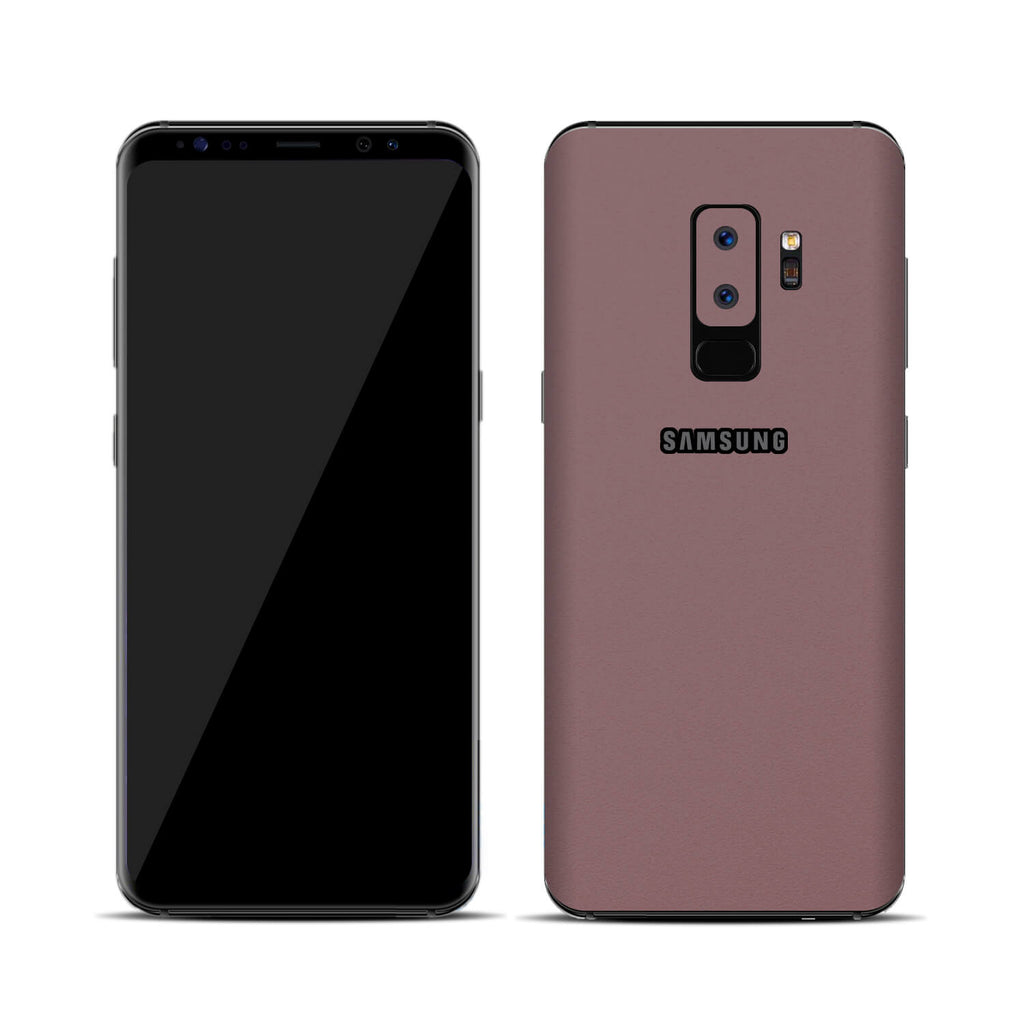 Samsung Galaxy S9 Plus Textured Matt Mulberry Skins