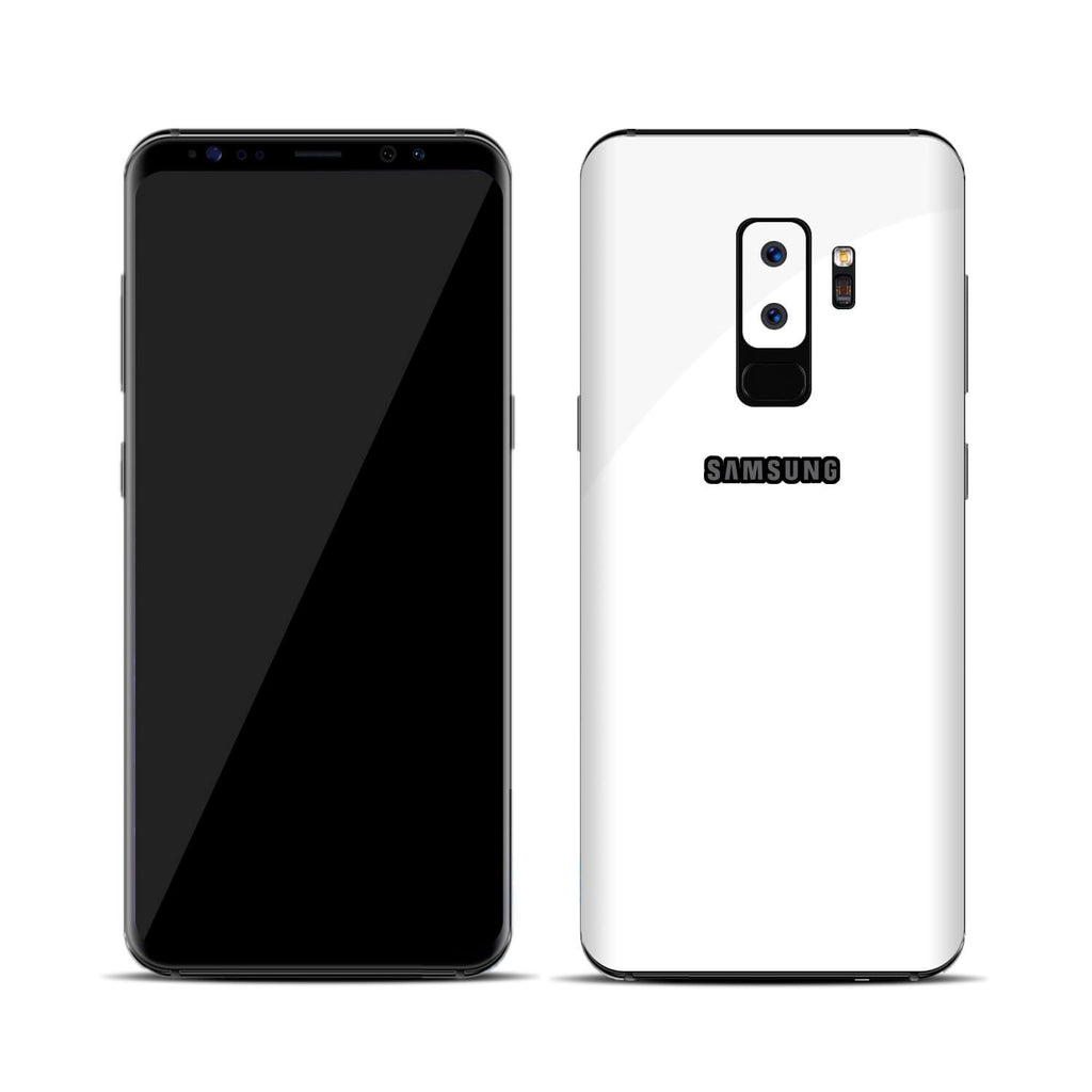 Samsung Galaxy S9 Plus White Gloss Skins